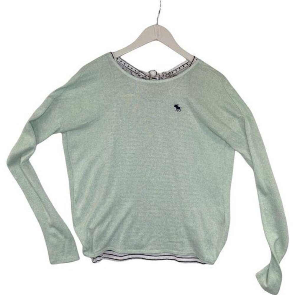 Abercrombie Kids 2 Piece Green Top Size‎ 15/16 RN 75654